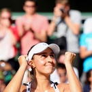 Tamira Paszek nach Sieg gegen Schiavone im Wimbledon- Achtelfinale