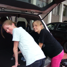 Blitzblanke Autos 