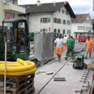 Straßenrückbau in Schaan