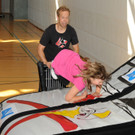 Sturztraining an der Mittelschule Höchst