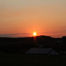 Sonnenuntergang in Mühldorf