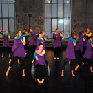 Ballettschule Monika TänzerInnen aus Power of Dance 2011 eröffnen ErdBall in St. Gallen / CH 