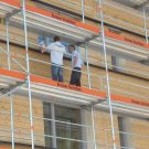 Die neue Seeschanze im Bau