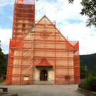 Baustelle Kirche Krumbach