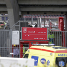 Dach von Twente- Stadion während Bauarbeiten eingestürzt