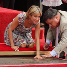 Aniston verewigt sich in Beton