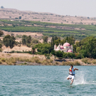 Kitesurfer Kozierski lief über See Genezareth