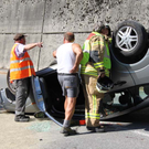PKW überschlägt sich auf Bödelestraße