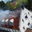 Dachstuhlbrand in Lindau