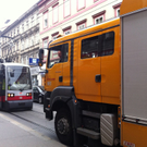 Straßenbahnlinie 42 defekt 14.7.2011