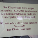 Umbauarbeiten im Lochauer KinderHaus