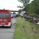 Unfall A2 Knoten Seebenstein 16. Juli 2011