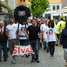 Aleviten beim Gedenkmarsch