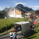 Oberlech: Brand in Hotel