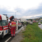 Unfall Jois Burgenland Klein-LKW Kleinbus