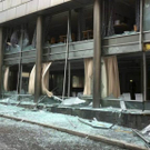 Bilder vom Explosionsort in Oslo