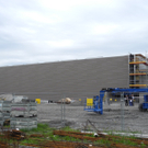 Mehrzweckhalle bis September