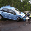 Unfall am Wechsel B27 25. Juli 2011