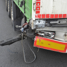 Unfall auf der A2 PKW fuhr auf LKW auf
