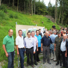 Besichtigung Hangsanierung Neue Schanze