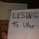 Lesung Kinderschreibwerkstatt