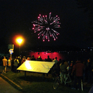 Lichterfest an der Alten Donau