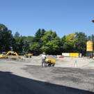 Bauarbeiten haben begonnen