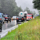 Bilder der Unfallstelle auf der B311