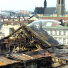 Sofiensäle: Bilder der Brandruine