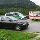 Bilder der Unfallstelle auf der B21