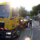 Bilder der Unfallstelle auf der B20