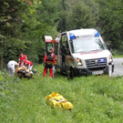 Bilder vom Motorradunfall in Höchst
