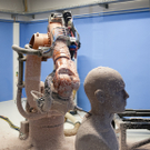 Roboter an der TU fräst Kunst für Tomak