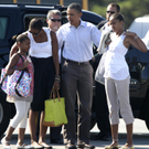 Obamas urlauben auf Marthas Vineyard  2010