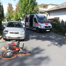 Altach: Mofalenkerin geriet in Gegenverkehr