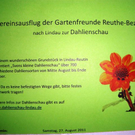 Vereinsausflug der Gartenfreunde