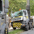 Bilder vom Lkw-Wrack