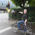 "Radlerampel" im Tränkle-Weg