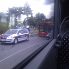 Leserreport: Bus von Leitschiene durchschnitten