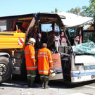 Erste Bilder der Unfallstelle auf A1