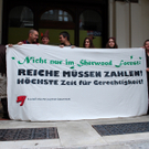 Sozialistische Jugend Österreich: Aktion für Vermögenssteuern vor Wiener ÖVP-Zentrale