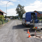 Kanalarbeiten an Wolfurter/Lauteracher Straße 