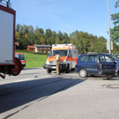 Bilder der Unfallstelle auf der B20