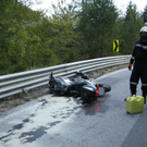Schwerverletzter bei Motorradunfall im Höllental