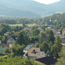 Feuerwehrübung über den Dächern von Götzis