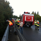Mann von Übersaxner Brücke gestürzt