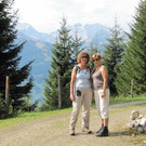 Impressionen bei der  Wanderung von Kristberg nach Bartholomäberg.