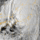 Bilder vom Taifun "Roke"