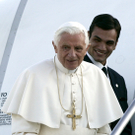 Papst Benedikt in Deutschland angekommen