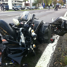 Motorradunfall in Dornbirn